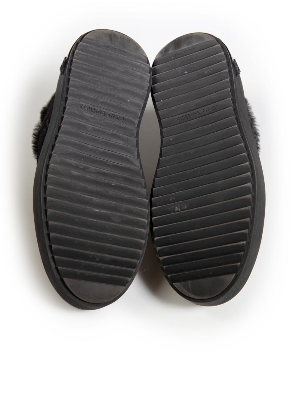 Women's Louis Vuitton Black Suede TimeOut Trainers Size IT 35