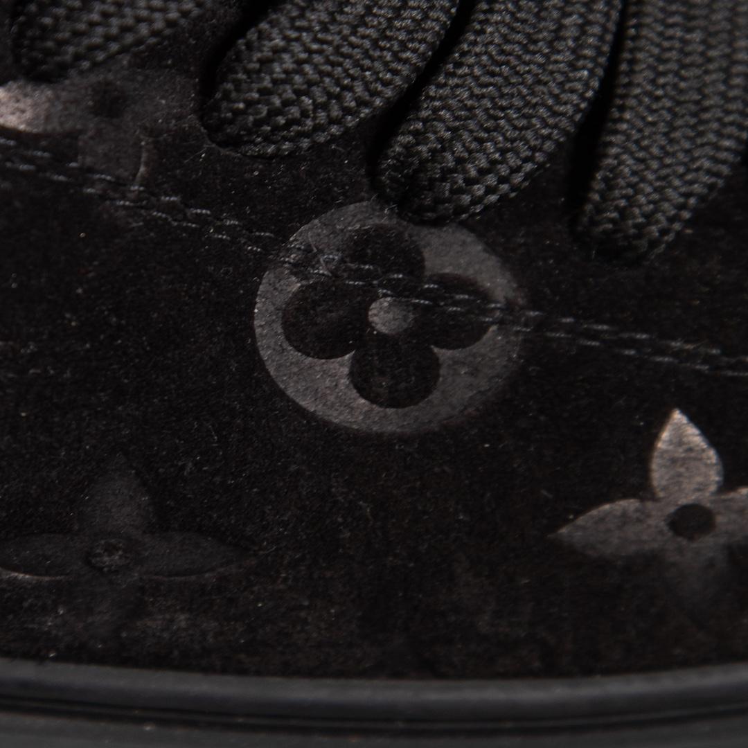 Louis Vuitton Black Suede TimeOut Trainers Size IT 35 1