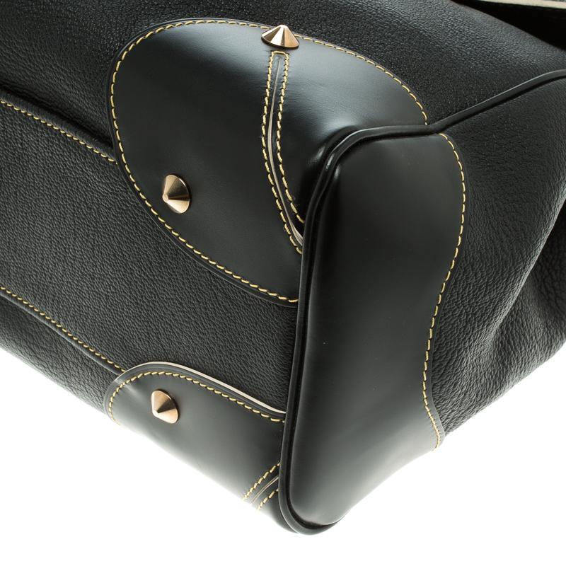 Louis Vuitton Black Suhali Leather L'Absolu De Voyage Bag 7