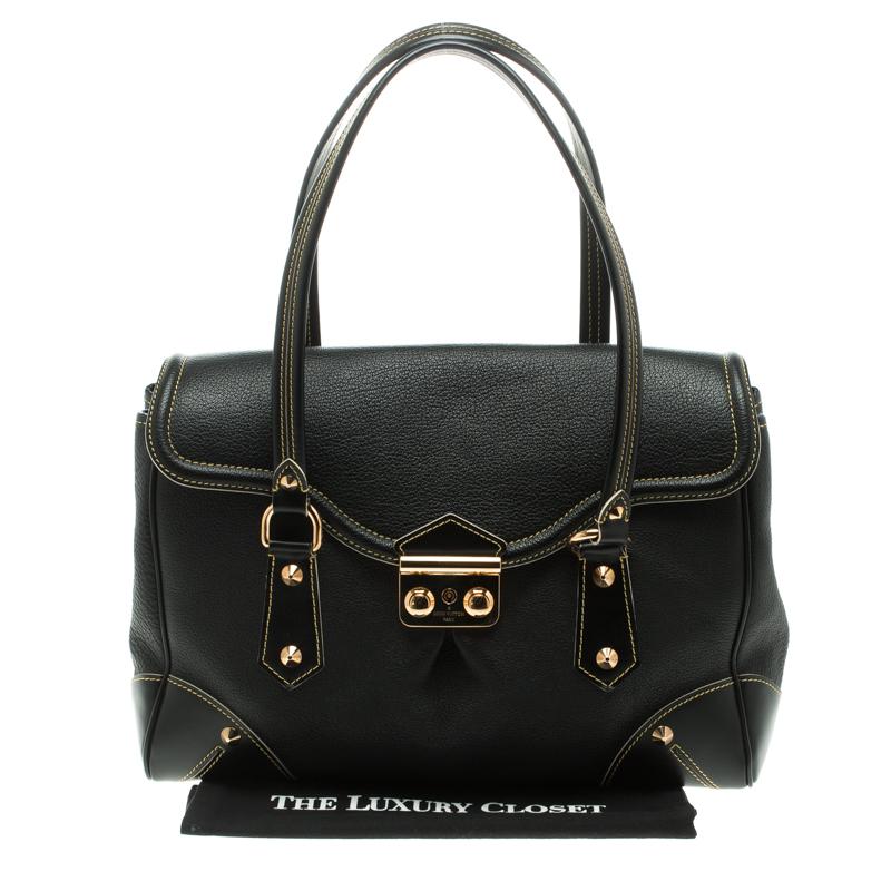 Louis Vuitton Black Suhali Leather L'Absolu De Voyage Bag 8