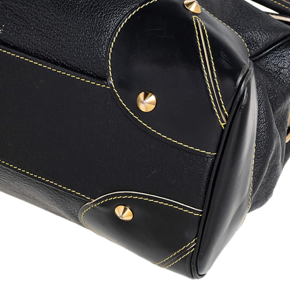 Louis Vuitton Black Suhali Leather L'Absolu De Voyage Bag For Sale 9