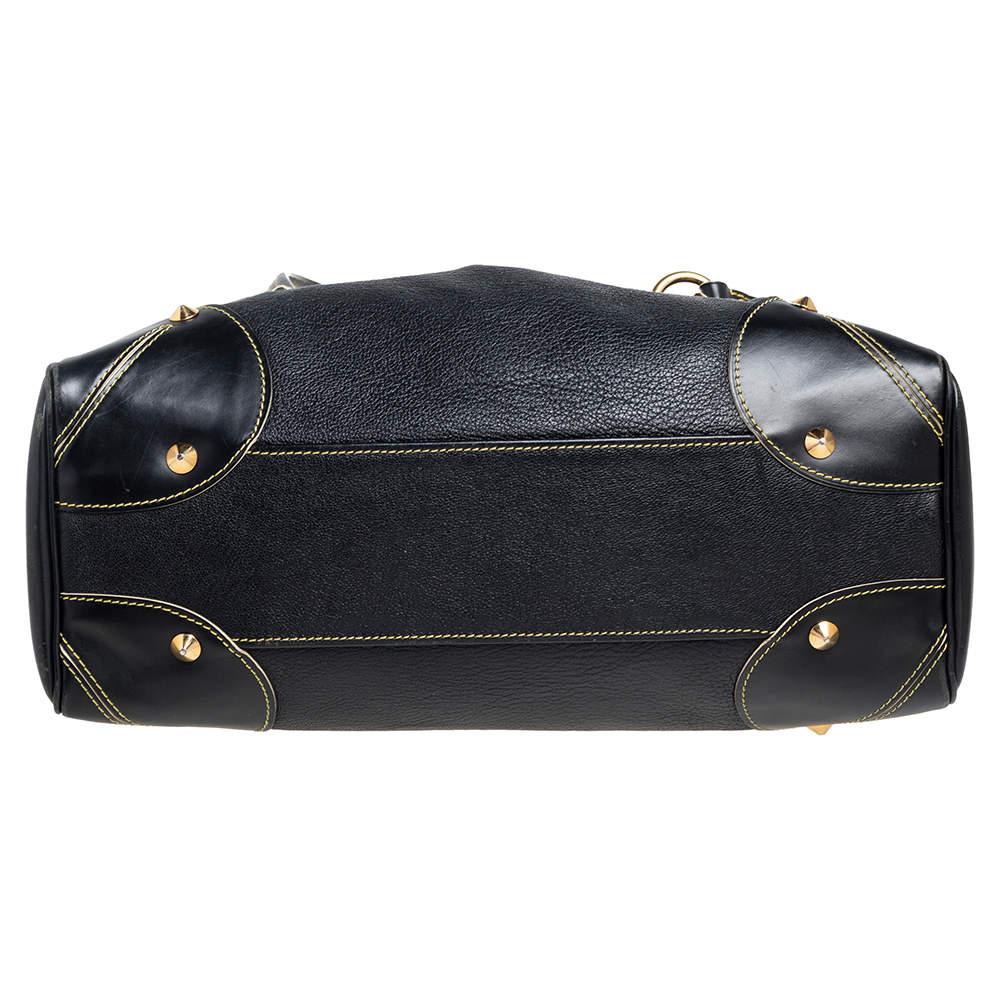 Louis Vuitton Black Suhali Leather L'Absolu De Voyage Bag For Sale 1