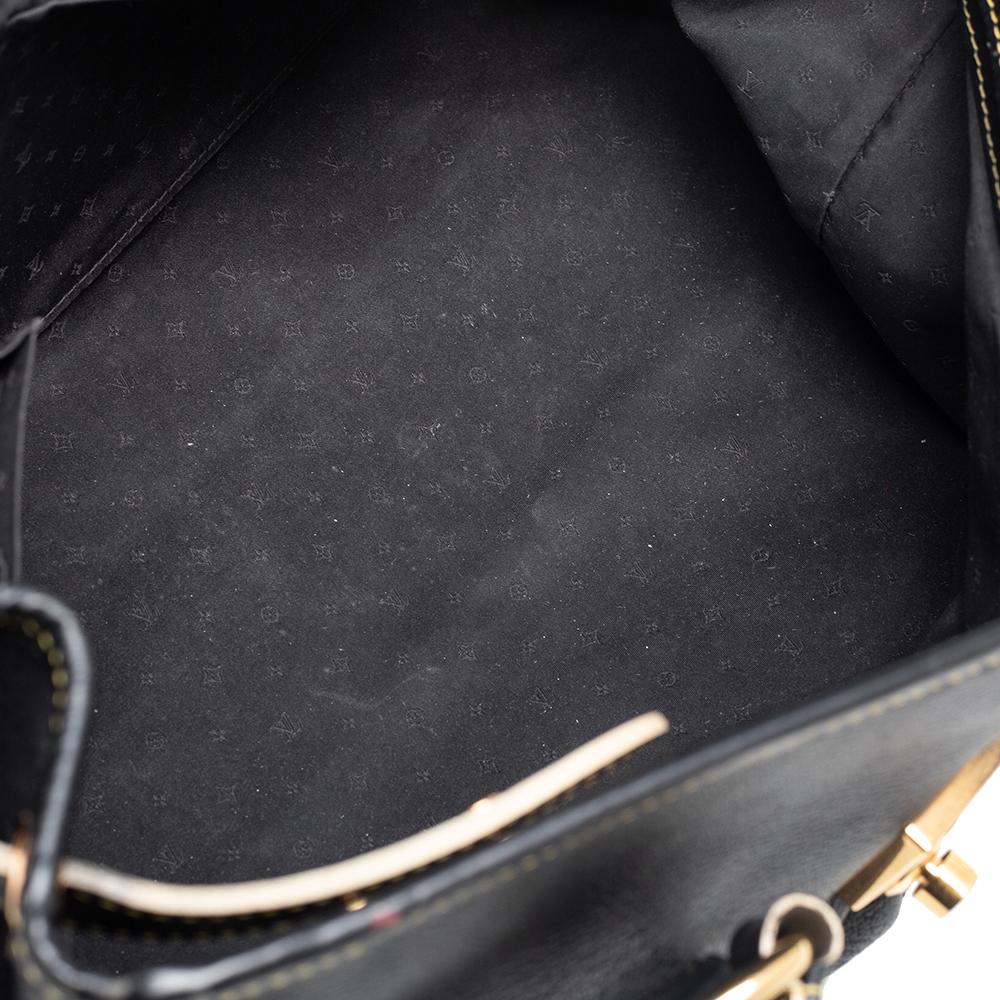Louis Vuitton Black Suhali Leather L'Absolu De Voyage Bag For Sale 2