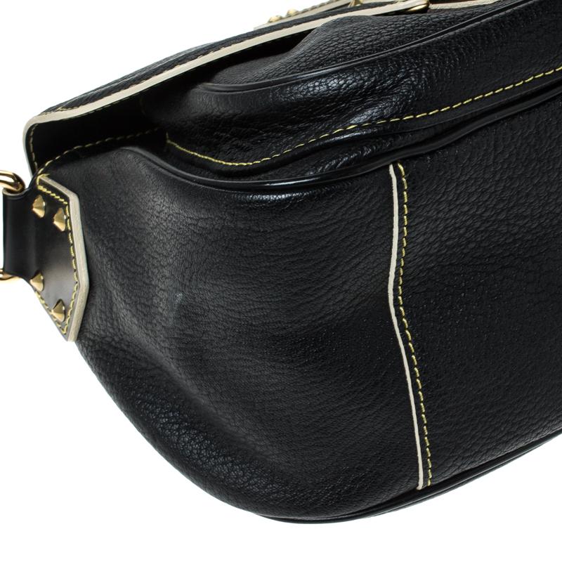 Louis Vuitton Black Suhali Leather Le Confident Shoulder Bag 2