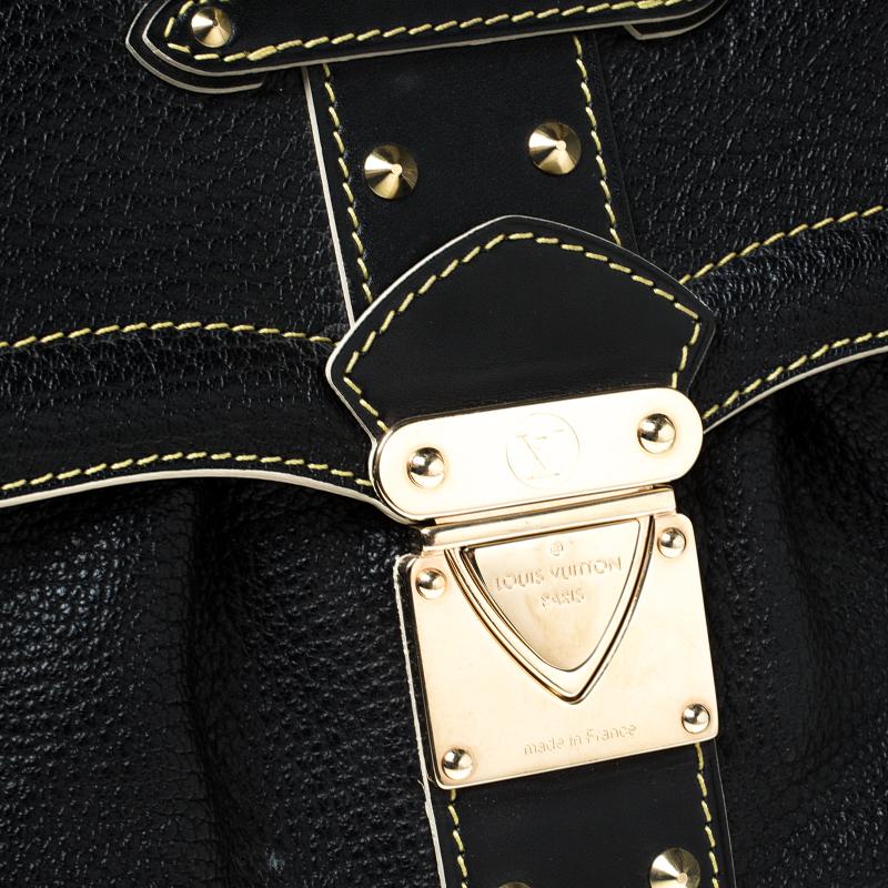 Louis Vuitton Black Suhali Leather Le Confident Shoulder Bag 4