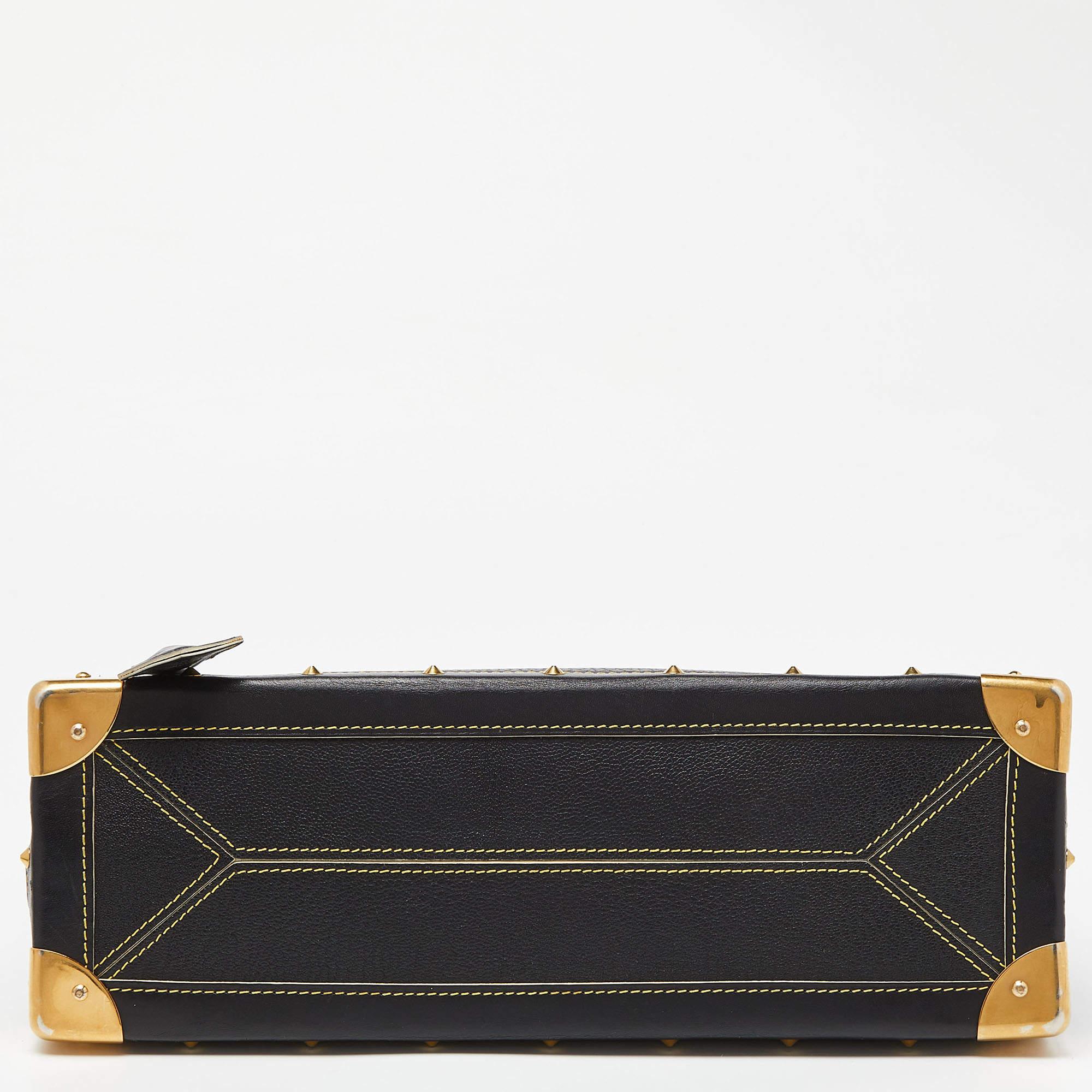 Louis Vuitton Black Suhali Leather Le Fabuleux Bag 6