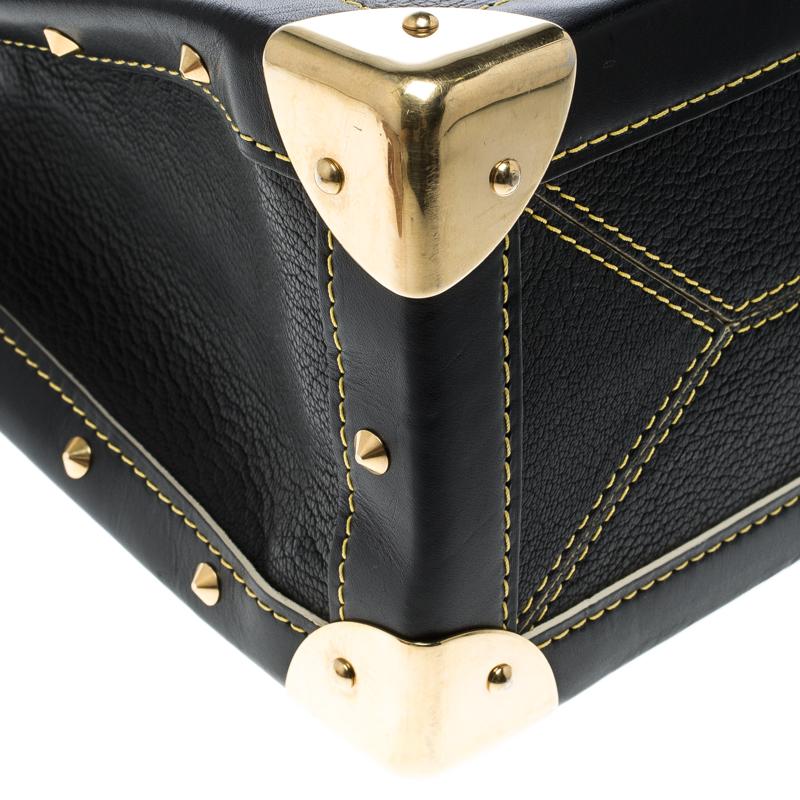 Louis Vuitton Black Suhali Leather Le Fabuleux Bag 6