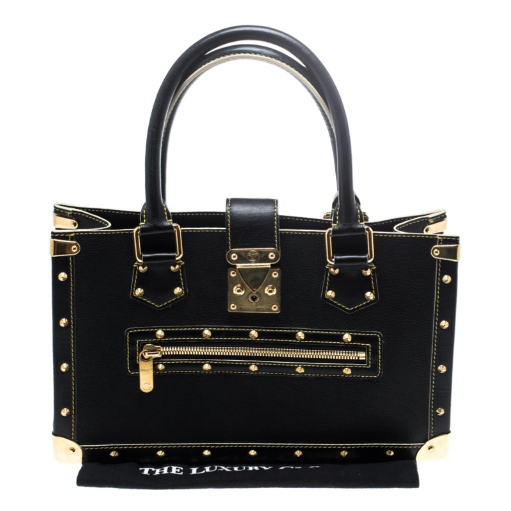 Louis Vuitton Black Suhali Leather Le Fabuleux Bag 8