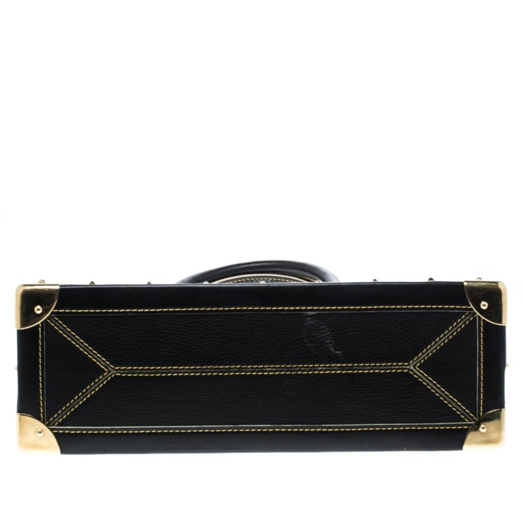 Louis Vuitton Black Suhali Leather Le Fabuleux Bag 1