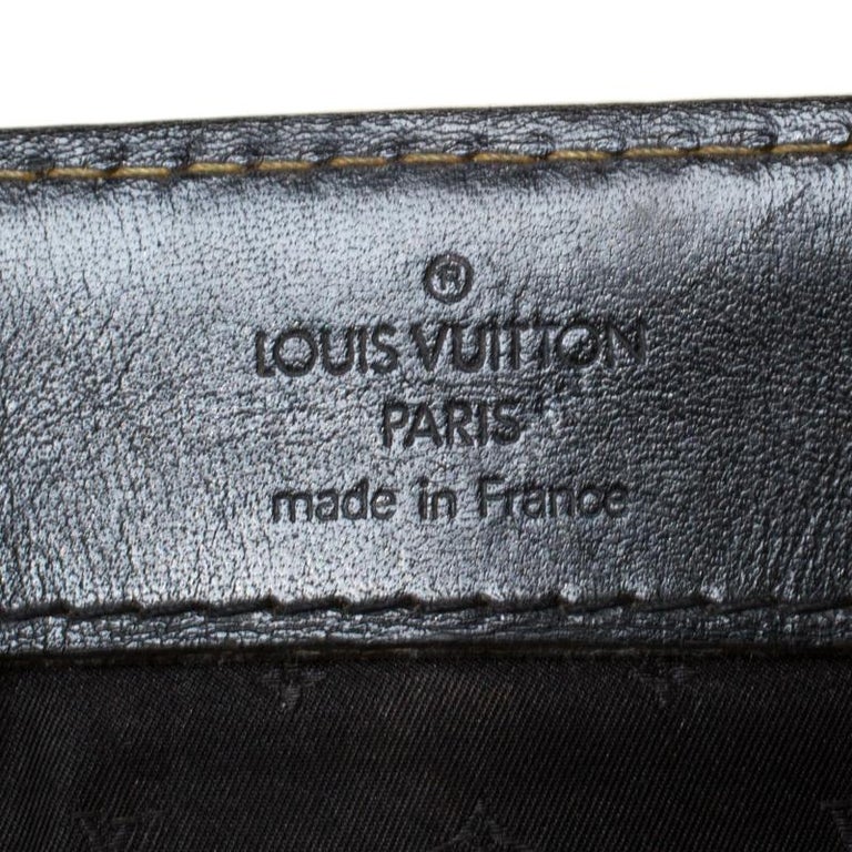 Louis Vuitton Black Suhali Leather Le Fabuleux Bag For Sale at 1stDibs