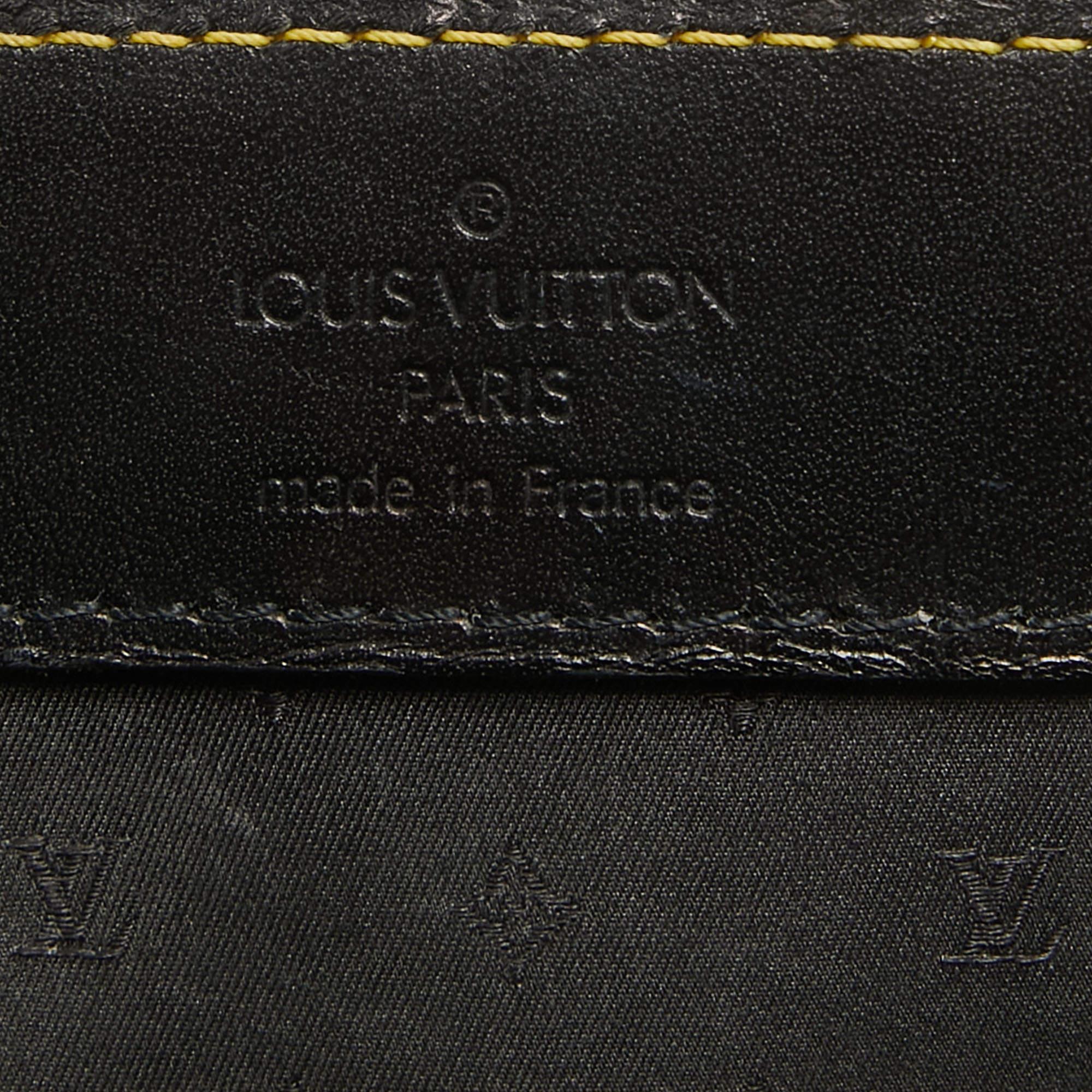 Louis Vuitton Black Suhali Leather Le Fabuleux Bag 4