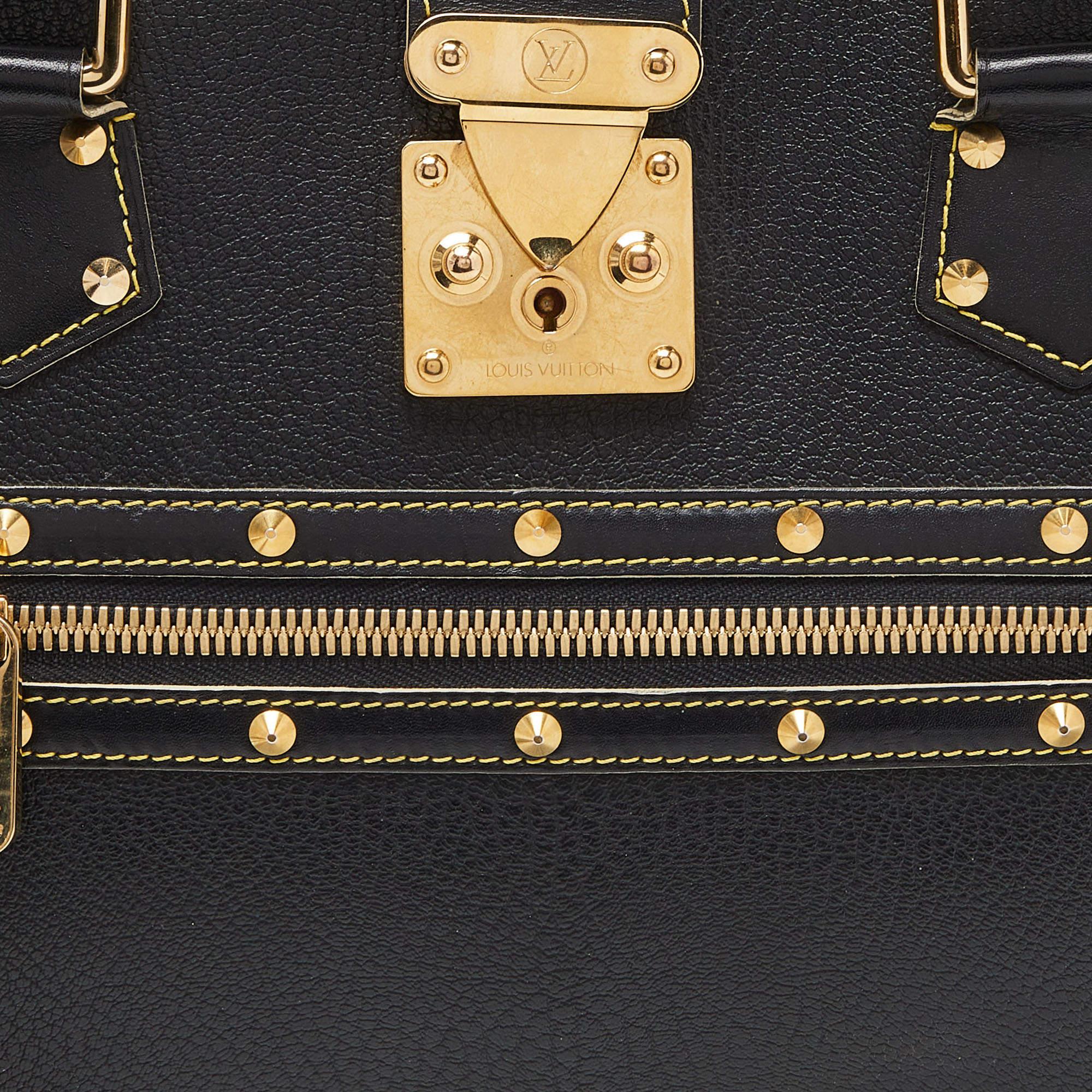 Louis Vuitton Black Suhali Leather Le Fabuleux Bag 4