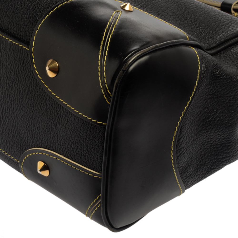 Louis Vuitton Black Suhali Leather Le Majestueux Bag 7