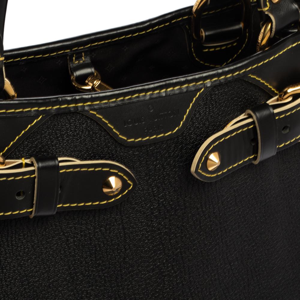 Louis Vuitton Black Suhali Leather Le Majestueux Bag 9