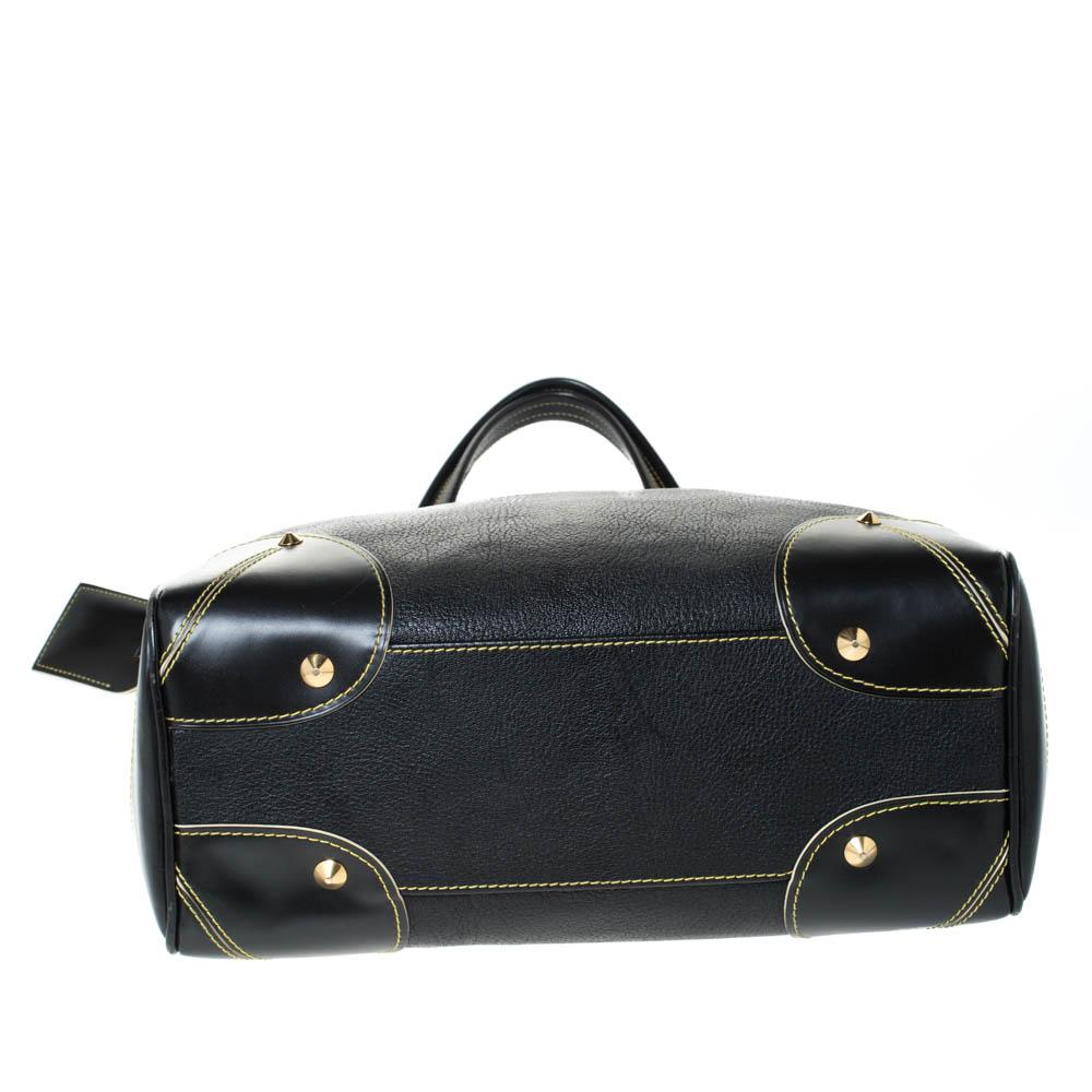 Louis Vuitton Black Suhali Leather Le Majestueux Bag 1
