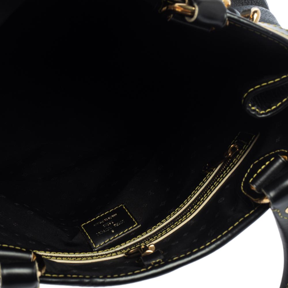 Louis Vuitton Black Suhali Leather Le Majestueux Bag 3