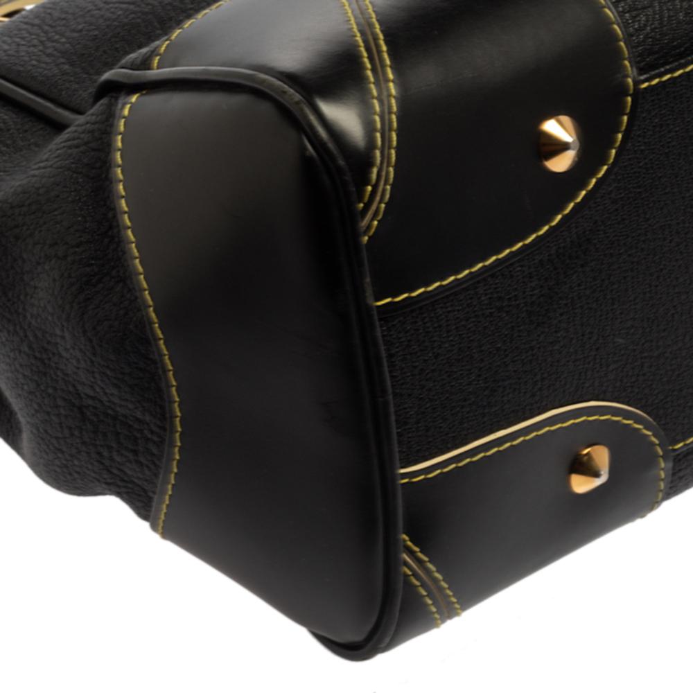 Louis Vuitton Black Suhali Leather Le Majestueux Bag 4