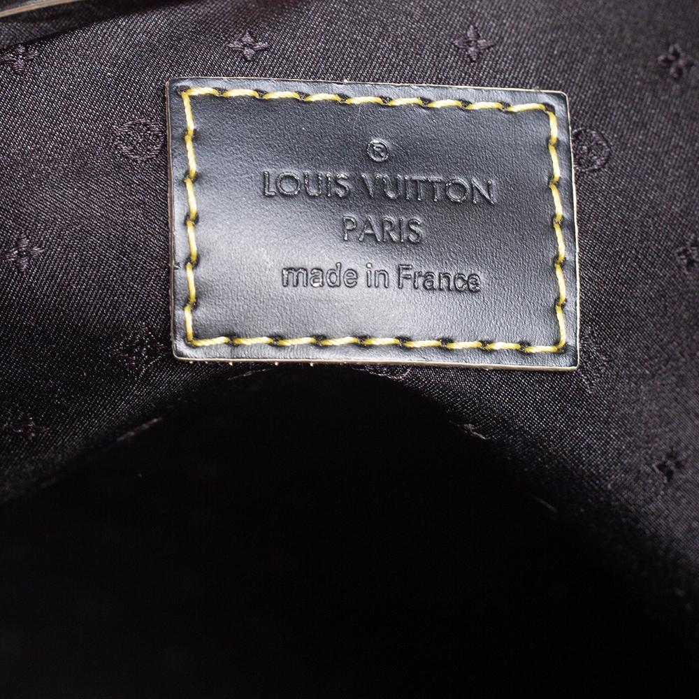 Louis Vuitton Black Suhali Leather Le Majestueux Tote For Sale 6