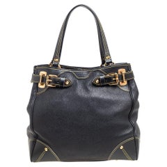 Louis Vuitton Black Suhali Leather Le Majestueux Tote