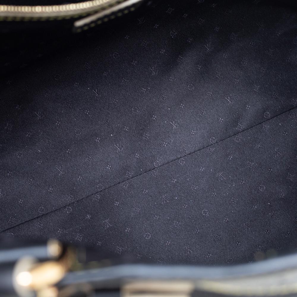 Louis Vuitton Black Suhali Leather Le Majestueux Tote For Sale 1