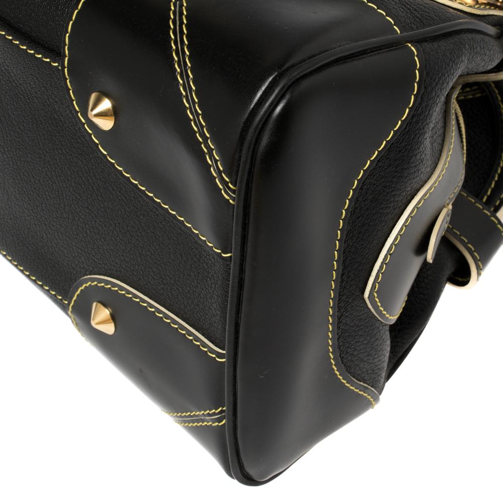 Louis Vuitton Black Suhali Leather Le Radieux Bag 10