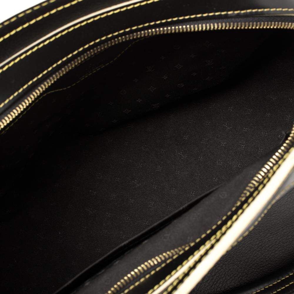 Louis Vuitton Black Suhali Leather Le Radieux Bag 4