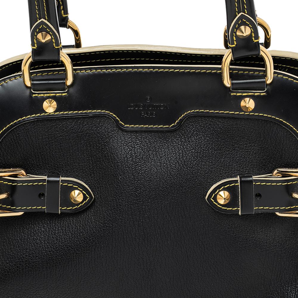 Louis Vuitton Black Suhali Leather Le Radieux Bag 4