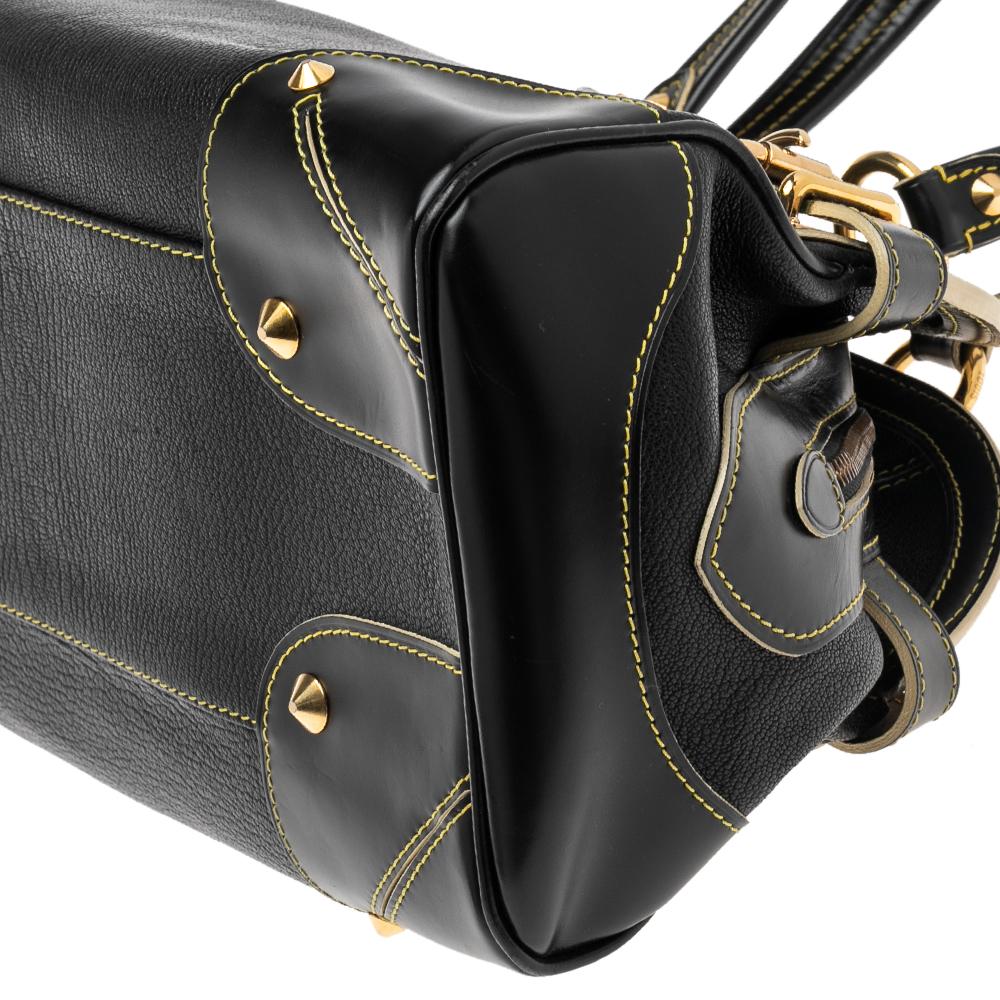 Louis Vuitton Black Suhali Leather Le Radieux Bag 5