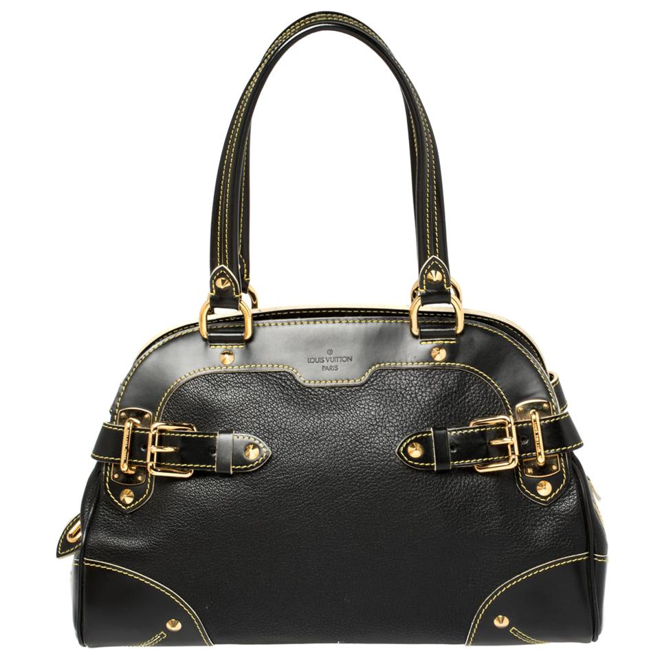 Louis Vuitton Black Suhali Leather Le Radieux Bag
