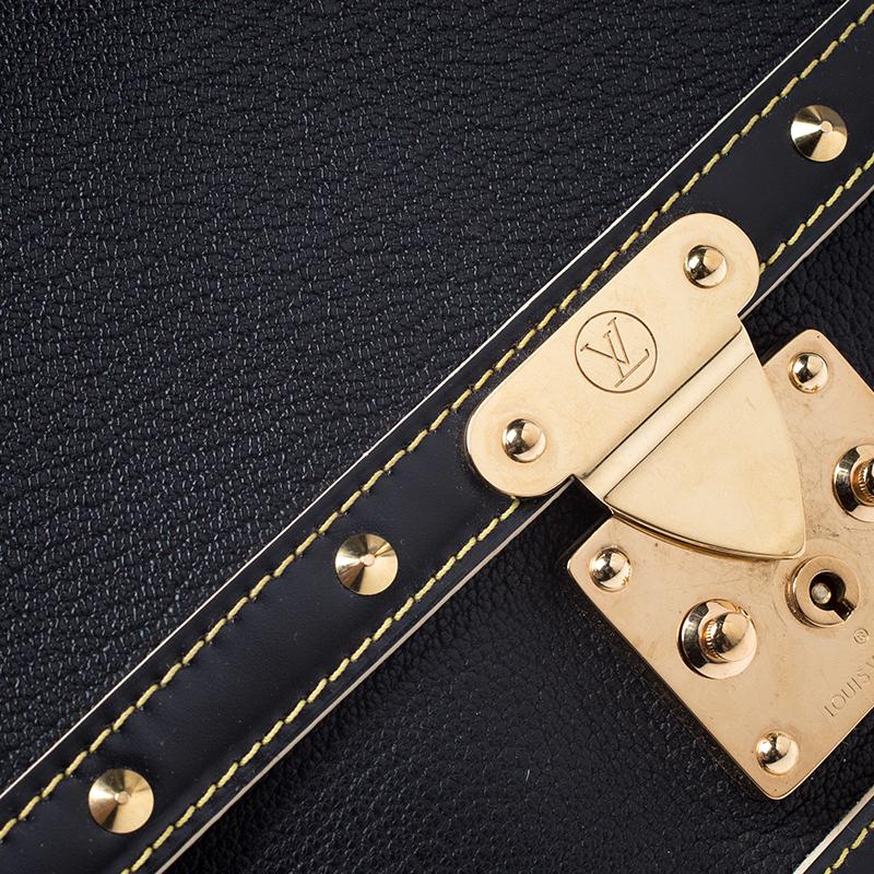 Louis Vuitton Black Suhali Leather Le Talentueux Bag 4