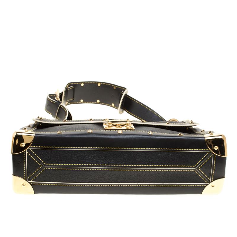Louis Vuitton Black Suhali Leather Le Talentueux Bag 4
