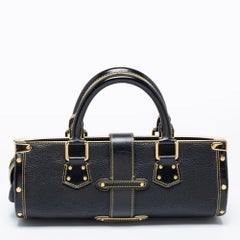Louis Vuitton Black Suhali Leather L'Epanoui PM Bag