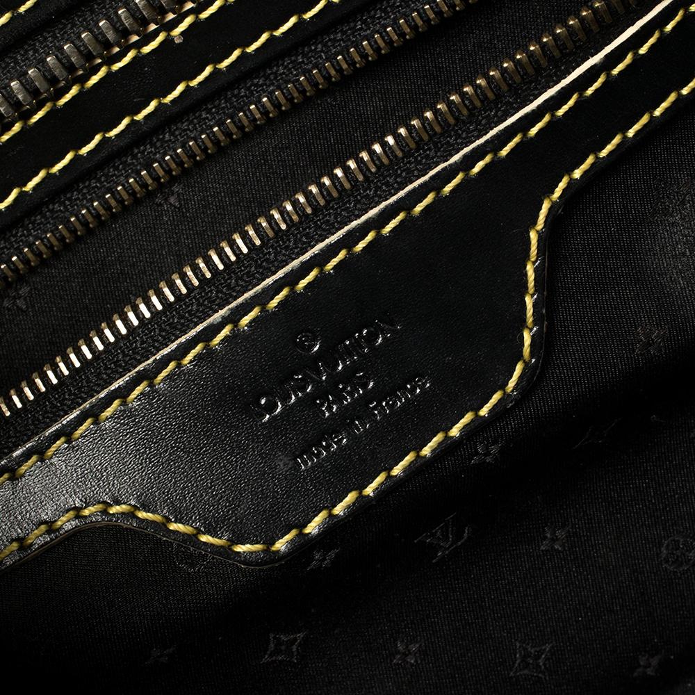 Louis Vuitton Black Suhali Leather L'Epanoui PM Bag 3