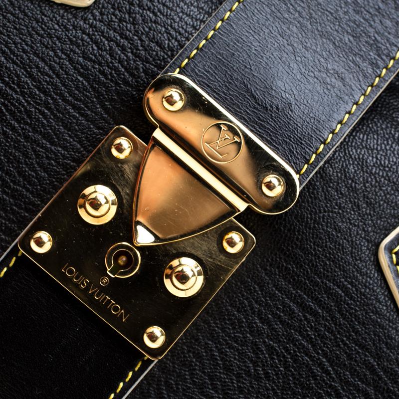 Louis Vuitton Black Suhali Leather L'Ingenieux GM Bag 6