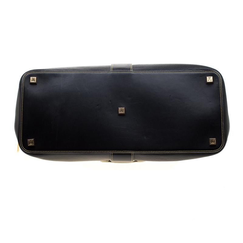 Women's Louis Vuitton Black Suhali Leather L'Ingenieux GM Bag