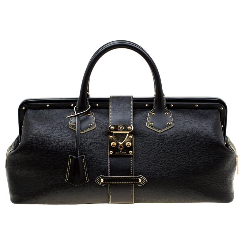 Louis Vuitton Black Suhali Leather L'Ingenieux GM Bag