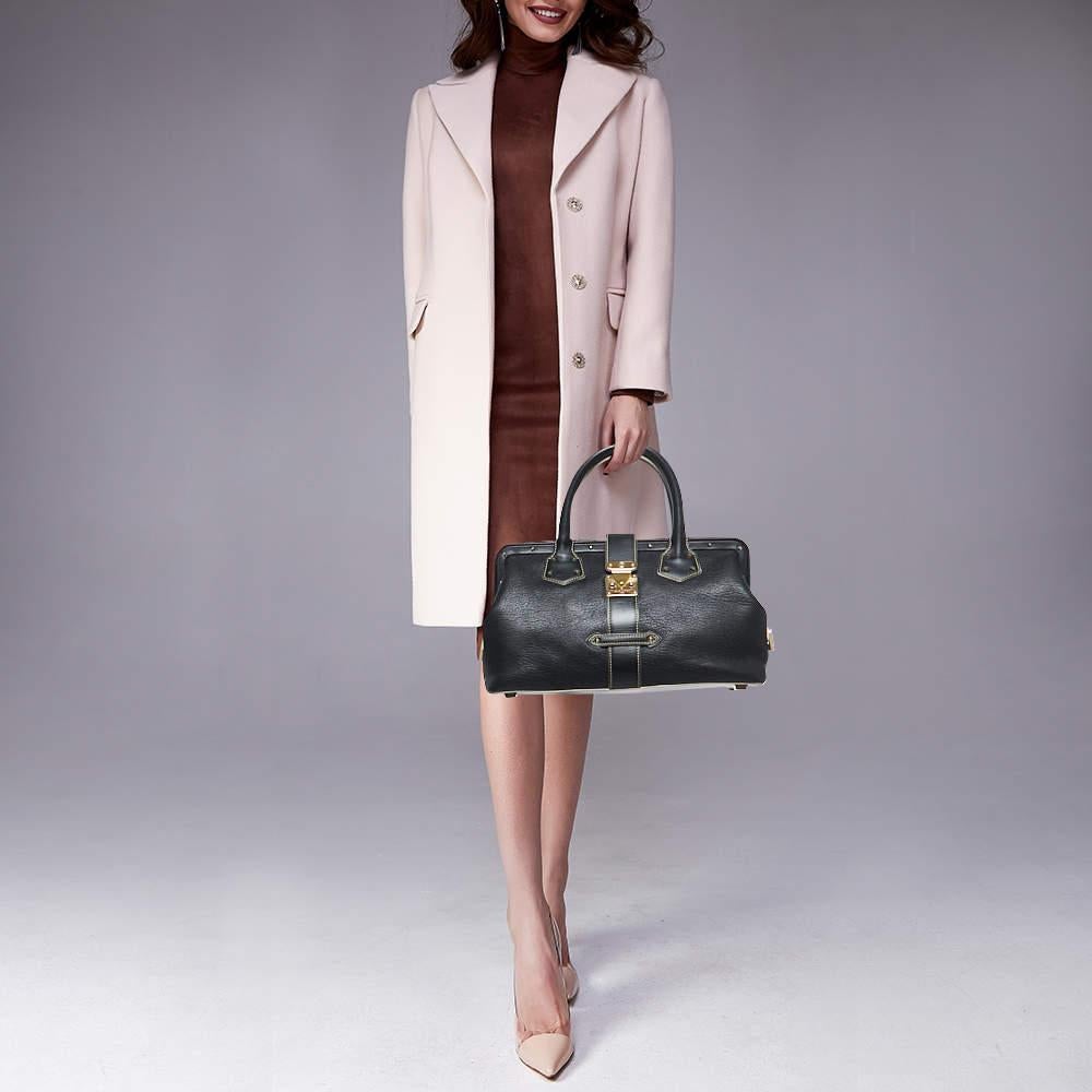 Louis Vuitton Black Suhali Leather L'Ingenieux PM Bag In Good Condition In Dubai, Al Qouz 2