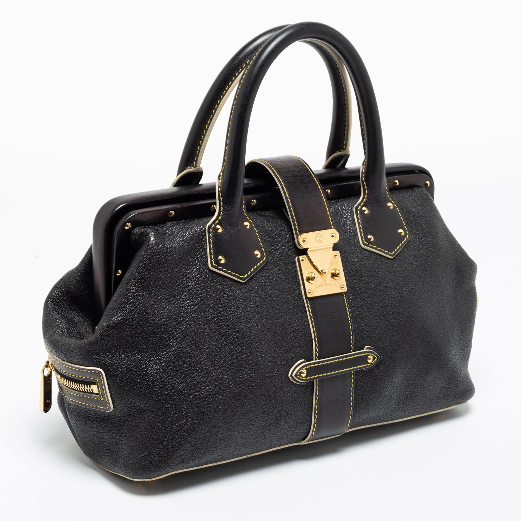 Louis Vuitton Black Suhali Leather L'Ingenieux PM Bag In Good Condition In Dubai, Al Qouz 2