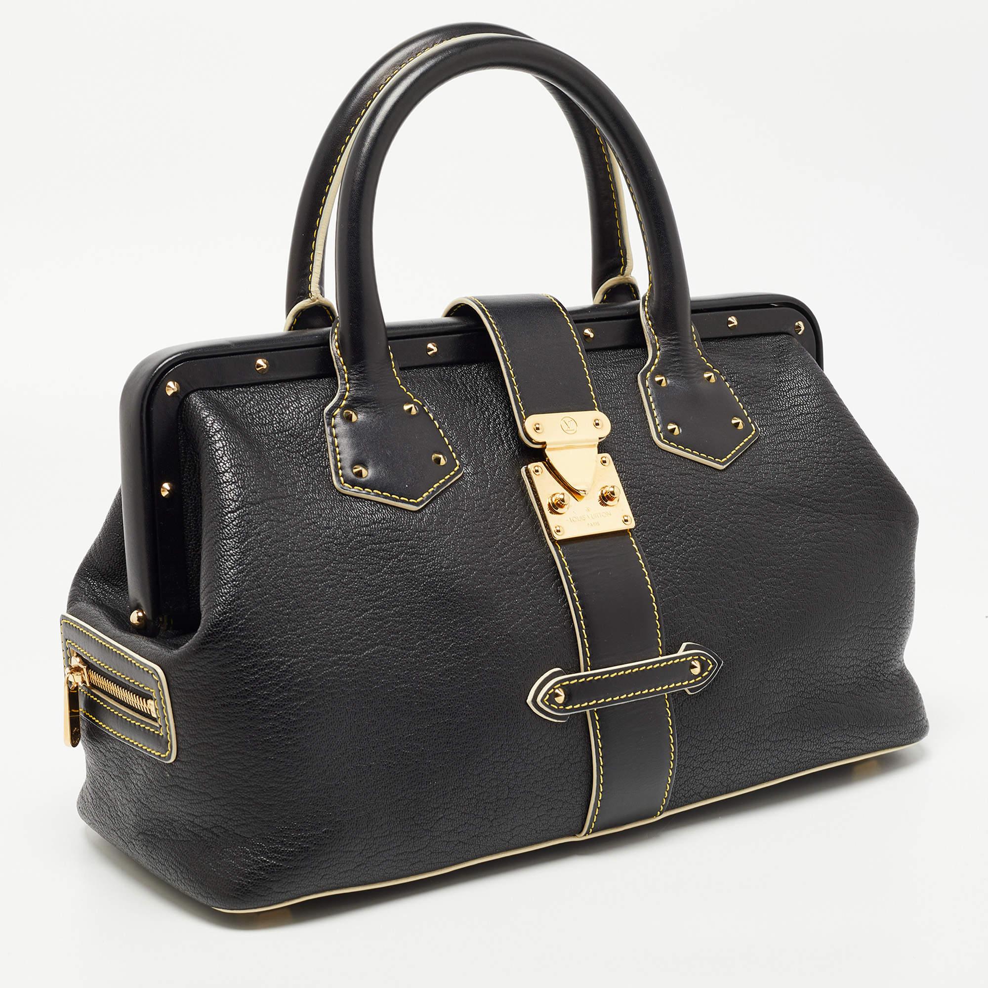 Women's Louis Vuitton Black Suhali Leather L'Ingenieux PM Bag