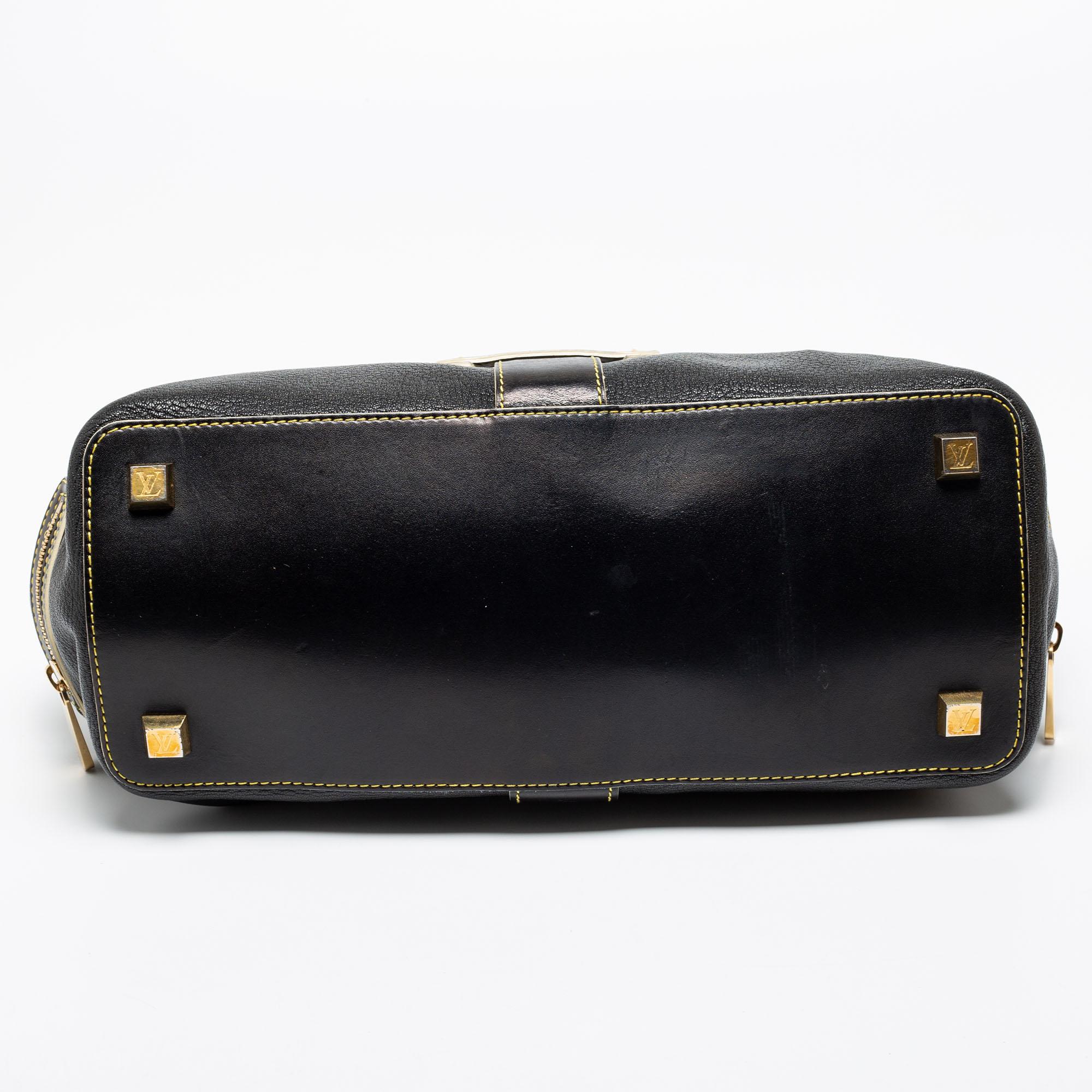 Women's Louis Vuitton Black Suhali Leather L'Ingenieux PM Bag