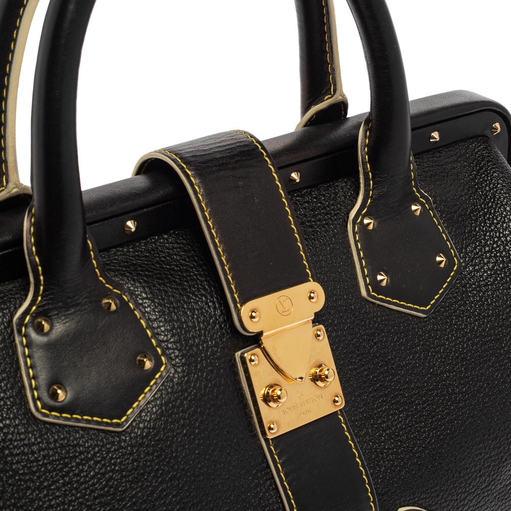 Louis Vuitton Black Suhali Leather Lingenieux PM Bag 4