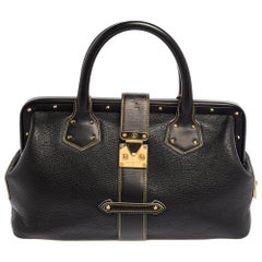 Louis Vuitton Black Suhali Leather Lingenieux PM Bag