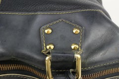 Louis Vuitton Black Suhali Leather Lockit GM Dome Bag 2lv1020