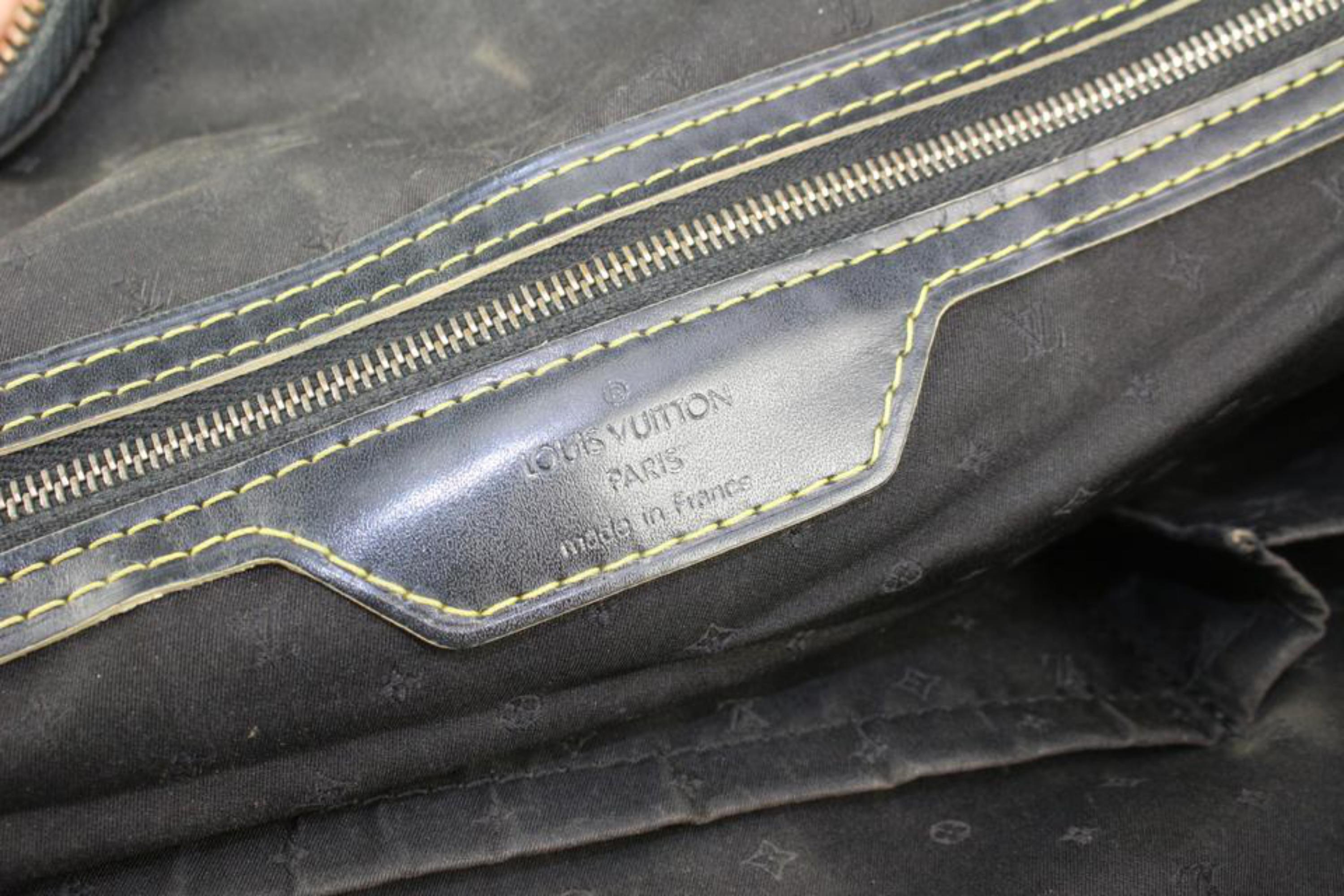 Louis Vuitton Black Suhali Leather Lockit GM Dome Bag 2lv1020 For Sale 5