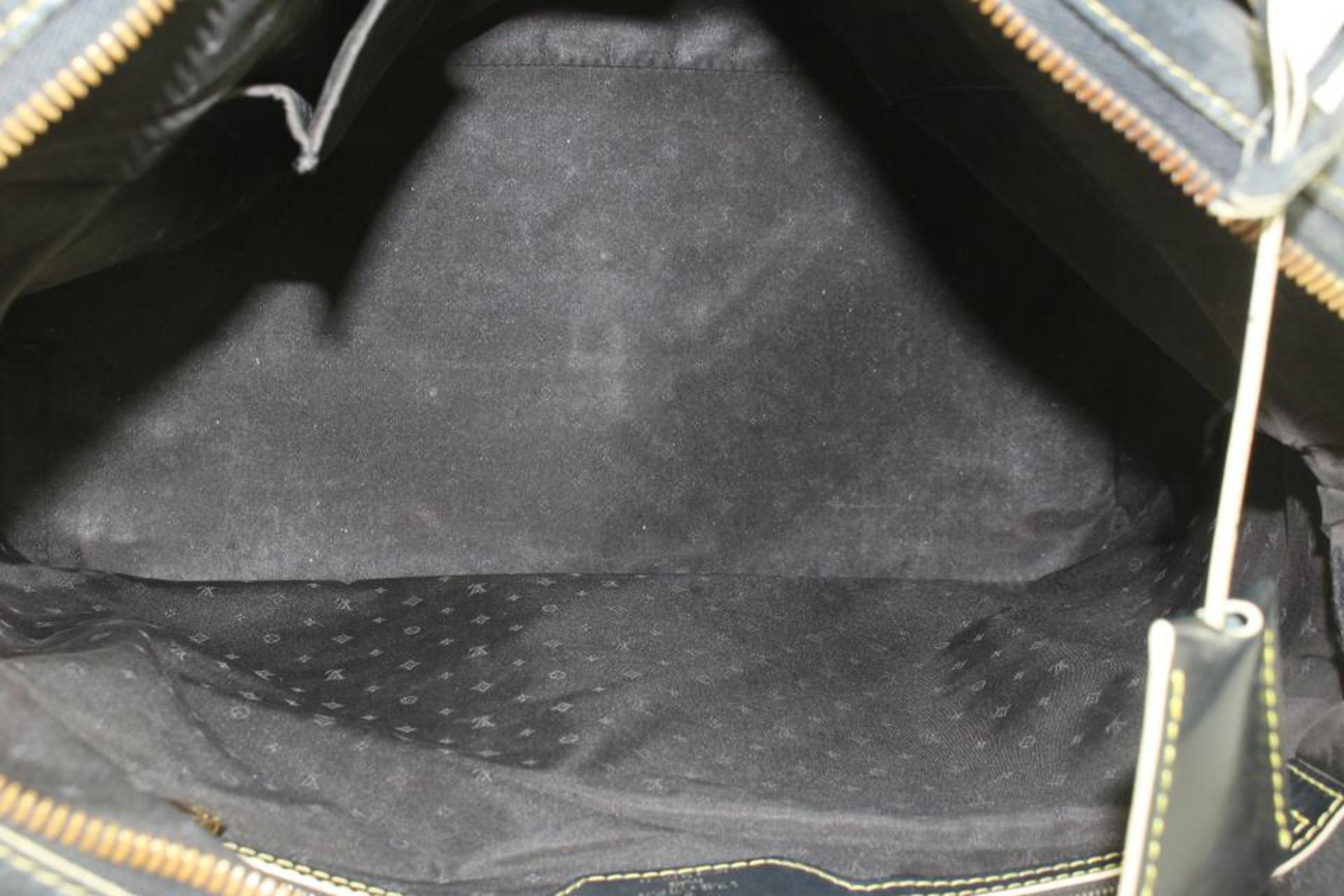 Louis Vuitton Black Suhali Leather Lockit GM Dome Bag 2lv1020 For Sale 6