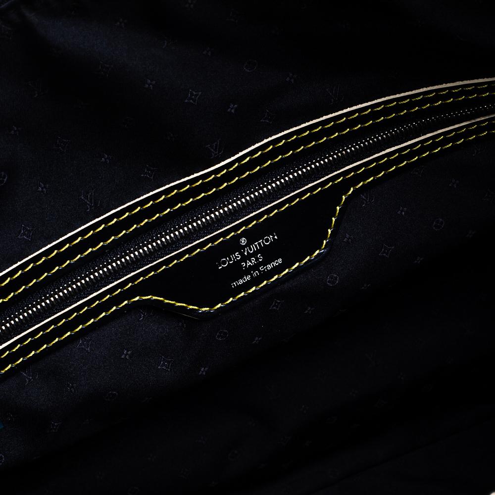 Louis Vuitton Black Suhali Leather Lockit MM Bag 9