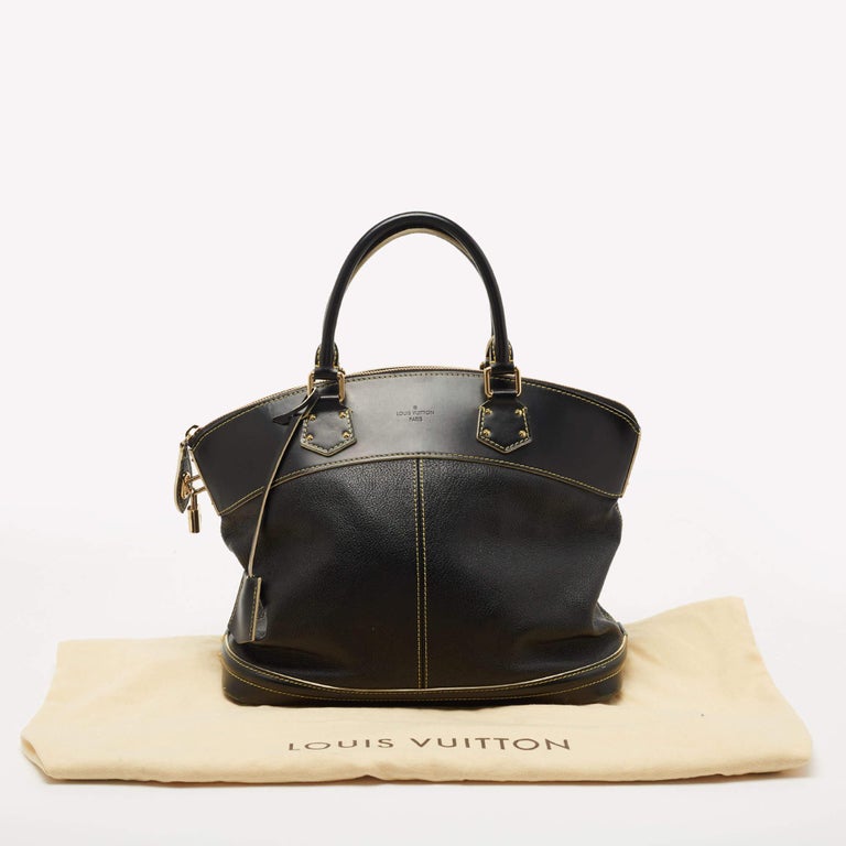 Louis Vuitton Black Suhali Lockit mm