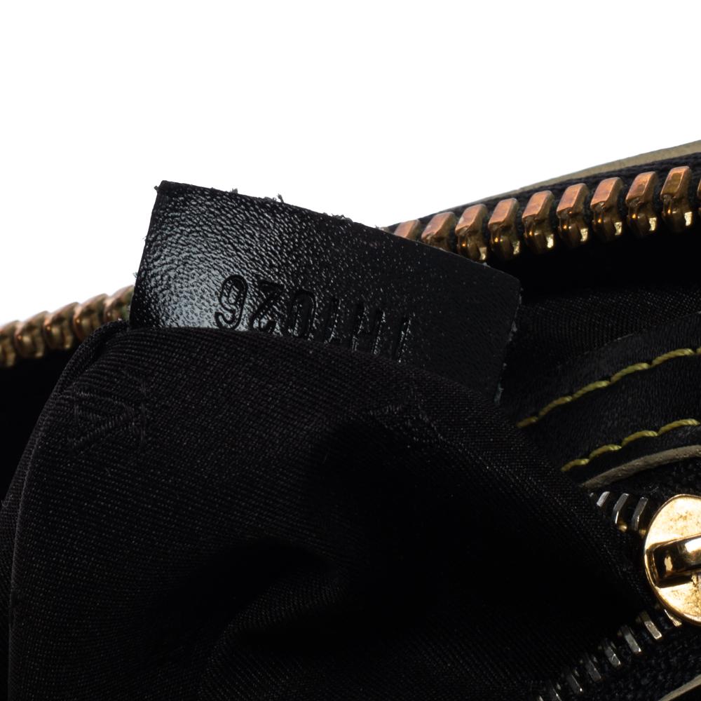 Louis Vuitton Schwarz Suhali Leder Lockit PM Tasche 6
