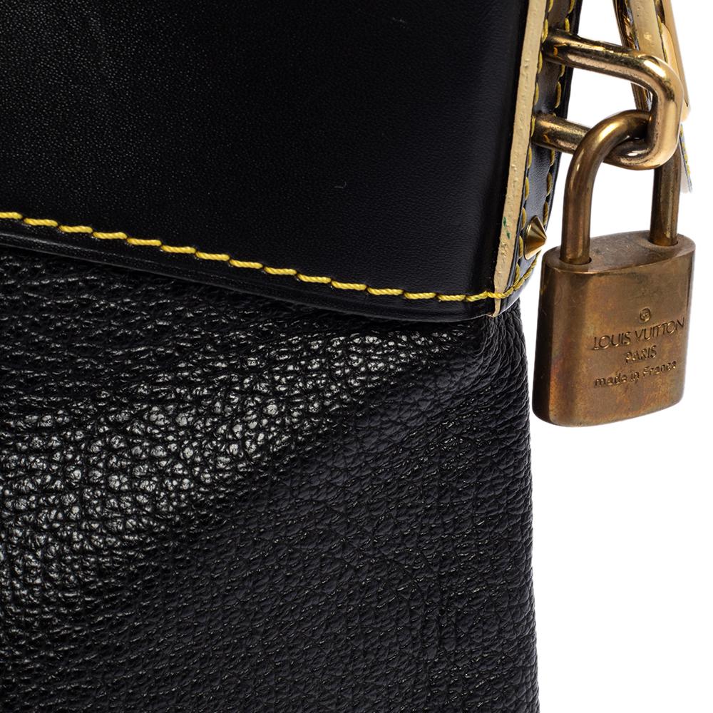 Louis Vuitton Black Suhali Leather Lockit PM Bag 6