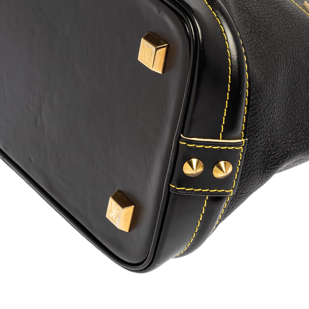 Louis Vuitton Black Suhali Leather Lockit PM Bag 8